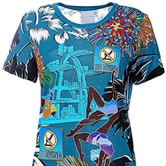 adidas Originals Tops - Adidas Originals Womens Mary Katrantzou Tee Shirt S07436